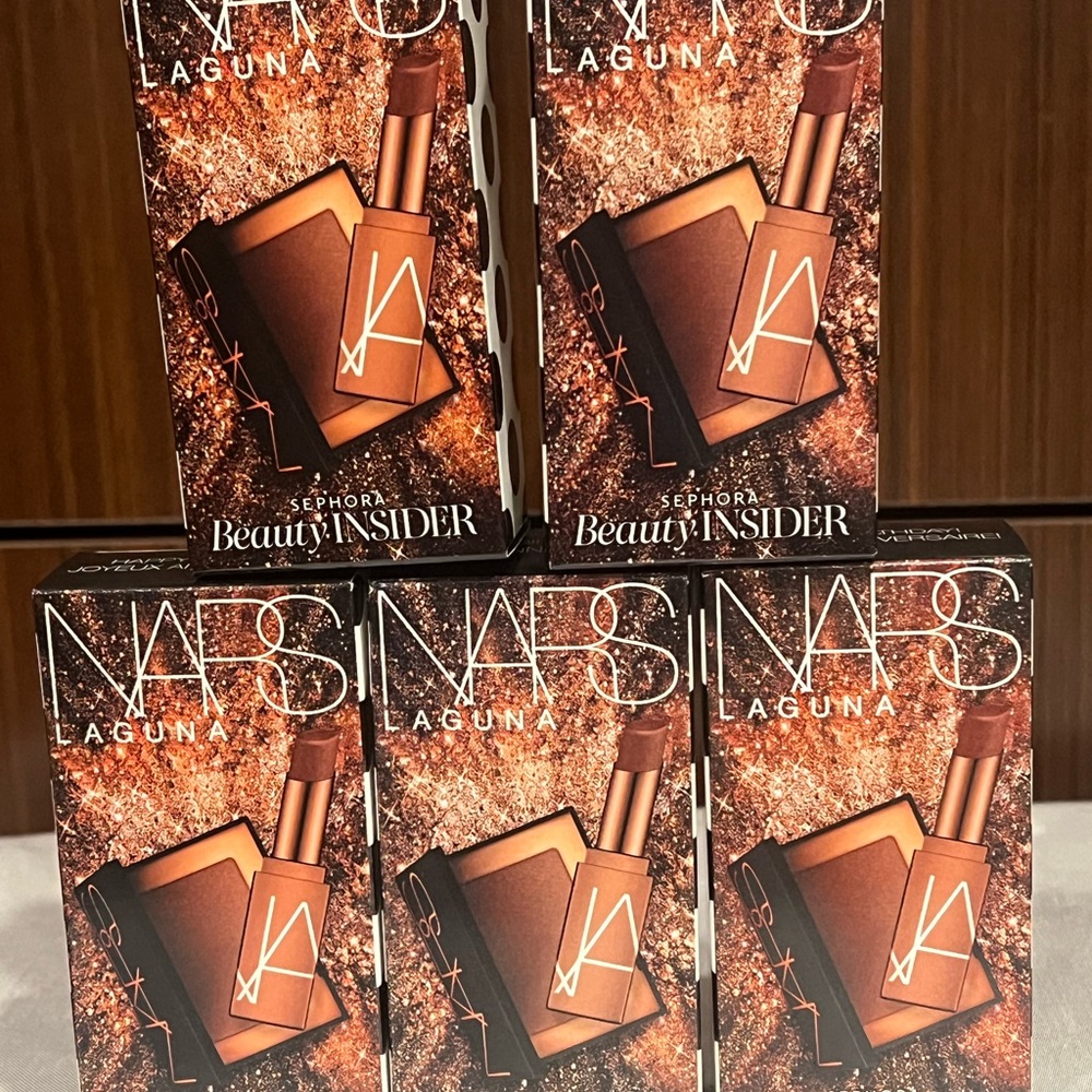 NARS Laguna Bronzer & Lipstick Duo — Bronze and Gold Tones